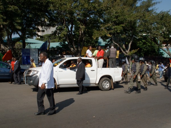 Maputo - Convoi officiel